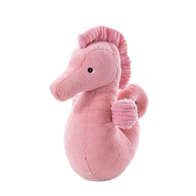 China Eco-Friendly Event Gift Wholesale Animal Doll Plush Toys Stuffed Seahorse Seahorse LOGO Custom Made for sale