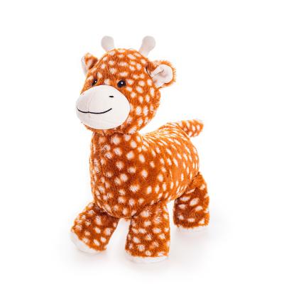 China Factory Direct Sales Customization Eco-Friendly Realistic Giraffe Plush Stuffed Animal Tale Toys Stuffed Animals Deer Toy Gifts For Kids for sale