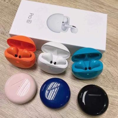 China Stereo sound air 3 6 tws pro good pods earbuds air wireless earphone pro 6 high quality wireless cheap wholesale for sale