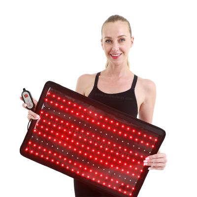 China Weight Loss Physiotherapy Equipment 635/850nm Red Light Therapy Belt Lipo Laser Envelope Mat Body Slim Belly Pad for sale