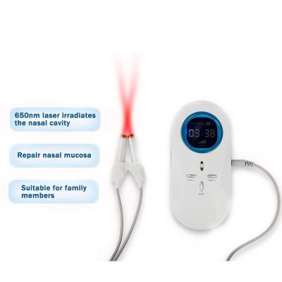 China Rhinitis factory offer hot sale home use 650nm cold light therapy for rhinitis, hypertension, high blood sugar for sale