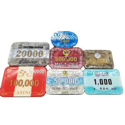 China Custom Printed Acrylic Entertaiment Poker Chips Casino Poker Chips Set Mini Poker Chip OEM Customized Plastic Color Original Material Dia Size Certificate for sale