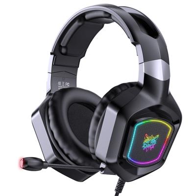 China X8 Earphone Wired Gaming Headset Over-Ear Gaming Headphones with Noise Canceling Microphone and LED Light for PS4, PC for sale