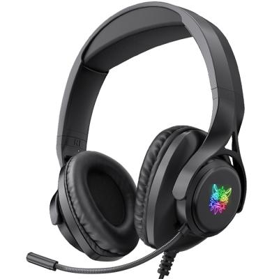 China X16 Earphone Wired Gaming Headset Over-Ear Gaming Headphones with Noise Canceling Microphone and LED Light for PS4, PC for sale