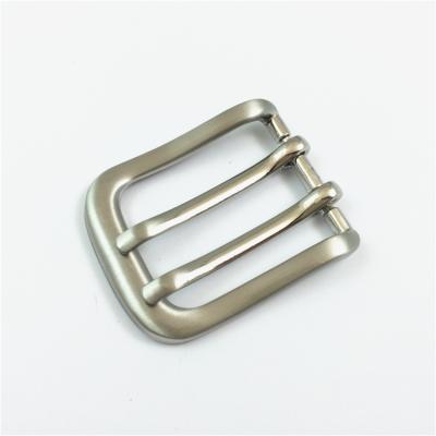 China Zinc Alloy Double Pin Buckle Suitable For Multiple Scenarios 32mm Custom Metal Double Pin Buckle for sale