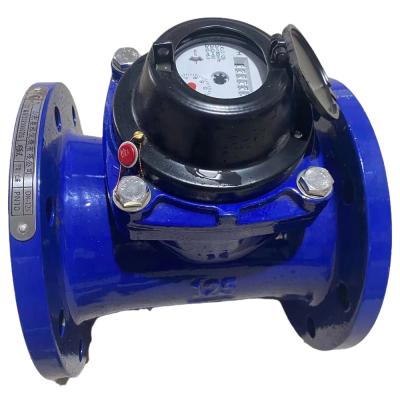 China Revomable Cast Iron Woltman Woltmann Bulk Mechanical Water Meter With Big Price DN50-DN400 for sale