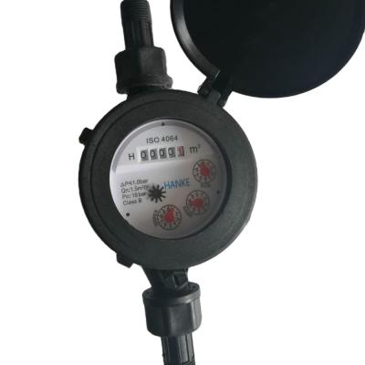 China Direct Factory Price PLASTIC 6 Point DN20 Cold Water Plastic Meter for sale