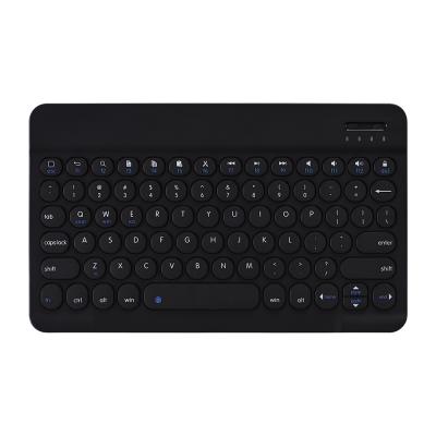 China Wireless Slim Portable Radio Mini Tablet Keyboard For IOS/WINDOWS/ANDROID 9.7-10 Inch Phone Tablet ABS Keyboard With Round Key Top for sale