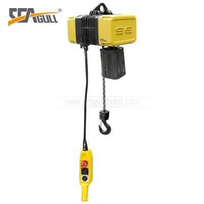 China 500kg Mini Electric Chain Hoist Electric Chain Block With Suspension Hook for sale