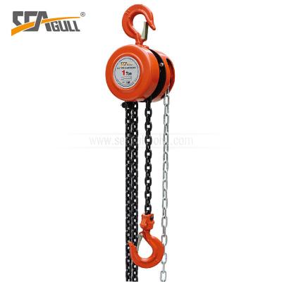 China Hand Chain Block G80 Oil Black , 18m Chain Pulley Block 30 Ton for sale