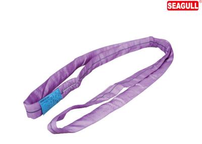 China O Webbing de grande resistência roxo do poliéster lança 25MM - 300MM/estilingue redondo da Web à venda