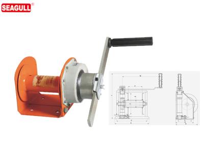 중국 세륨 3 톤 자동차, 배 계류기구를 위한 작은 수동 크랜크 윈치 판매용