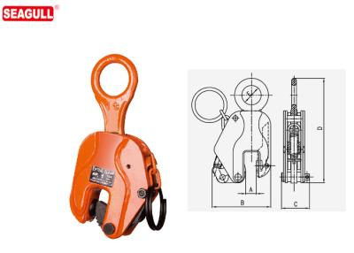 China Tipo maxila de levantamento de DSQA da braçadeira da tubulação vertical resistente que abre 60 - 125mm à venda