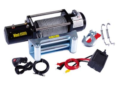 China Single Line 9500 Lbs Portable Atv Winch 24v / 12v Electric Winches For Atv for sale