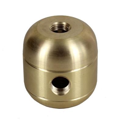 China NPSM1/8-27& NPSM1/4-18 polished large group brass body / brass hardware use for lamps&lighting H1.625inches for sale