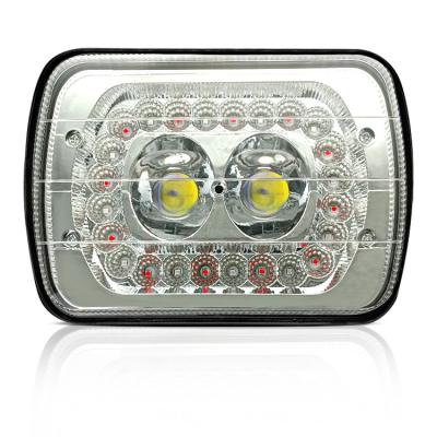 China Factory direct supply aluminum led work lights 7 inch led headlight led lights for motorcycles for sale