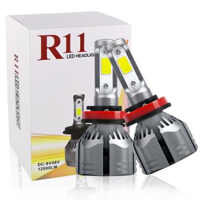 China Good aluminum china h11 led headlights R11 LED headlight bulb led headlight kits 6000k for sale