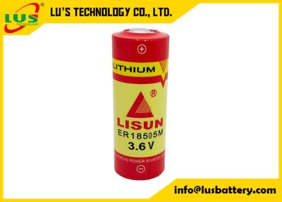 China Spiral Type Primary Lithium Battery 3.6V 3600mAh Li SOCl2 Battery ER18505M UHR-ER18505 for sale