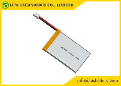 중국 3.7V 리튬 이온 중합체 건전지 팩 1000mah LP453759 리튬 중합체 세포 3.7v 1000mah 재충전용 세포 판매용