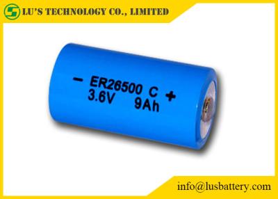 China Bateria preliminar da bateria de lítio 9000mAh do tamanho 3,6 V da bateria de lítio C de Batteires ER26500 3.6v à venda