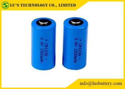 중국 CR123A 3v 리튬 배터리 CR123A 산업적 리튬 배터리 1500 mah Limno2 전지 판매용