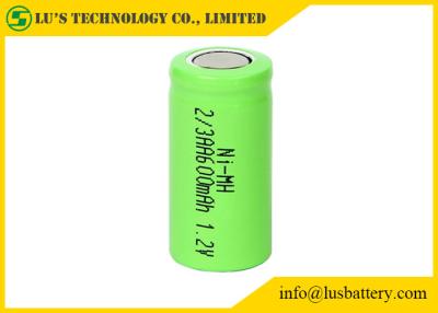 Cina Batteria ricaricabile di idruro di metallo di nichel della batteria 2/3AA 1.2v 600mah ODM/dell'OEM 2/3AA 1,2 V 600mah in vendita