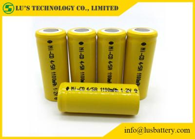 중국 소형 플래쉬 등을 위한 NICD 4/5A 1100mah 1/2V 니켈 카드뮴 건전지 판매용