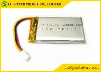 Cina Batteria al litio ricaricabile ricaricabile 3.7v LP603048 della batteria 900mah del polimero del litio LP603048 in vendita