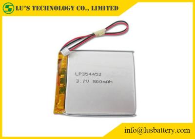 중국 LP354453 3.7 V 800mah 건전지 PL354453 리튬 중합체 재충전 전지 800mah 3.7v 리튬 po 건전지 판매용