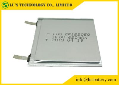 China Batterie CP155050 der Batterie 3v 650mah Limno2 für Umbauten zu verkaufen