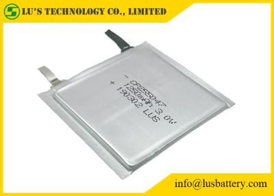 中国 1250mah 3V装置を追跡するための超薄い電池CP255047 LiMnO2の第一次電池 販売のため