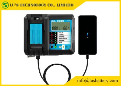 China Het Scherm van het Lithiumion battery charger with LCD van 14.4V-18V 3.5A DC18RF Te koop