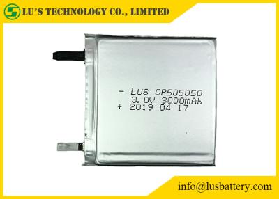 China 3.0 V CP505050 3000mah Limno2 verdunnen Cel van de Batterij de Beschikbare Zak Te koop