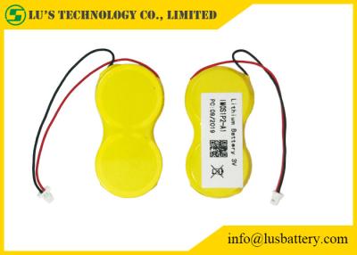 China Batería de la moneda del litio de CR2450-2P 1200mah 3.0v con el conector de los alambres JST en venta