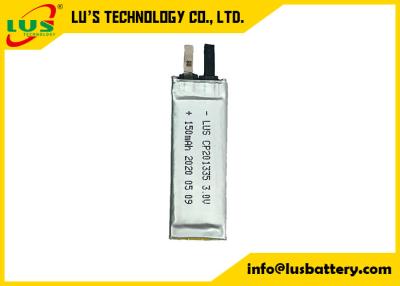 China Thin Cell Flexible Limno2 Battery Non Rechargeable 3V 150mAh For Hoverboard CP201335 for sale