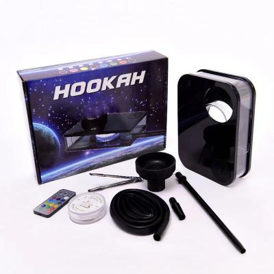 China Portable Shisha Tool Lanchuang Mini Small Hookah Shisha Russian Smoking Hookah With Led Light for sale