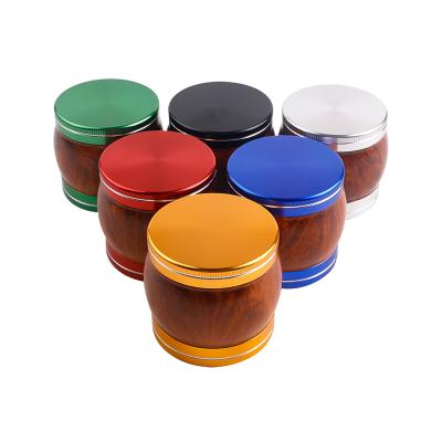 China Lanchuang Accessories Popular Aluminum Alloy Hemp Smoking Grinder 60mm Four Layers Grinder Custom Logo for sale