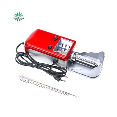 China Custom Metal Lanchuang Logo 3Electric Cigarette Rolling Machine With Herb Grinder Strong Power Tobacco Smoking Accessories for sale