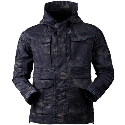 China Spring Section M65 Outdoor Waterproof Breathable Long Army Waterproof Tactical Jacket/Autumn Anorak For Men for sale