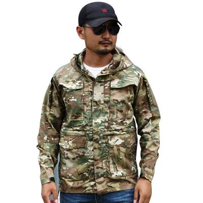 China Spring Section M65 Outdoor Waterproof Breathable Long Army Waterproof Tactical Jacket/Autumn Anorak For Men for sale