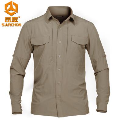 China S.archon Casual Outdoor Tactical Army Long Sleeves Men's Shirts Multi Pockets Thin Breathable Quick-Drying Tactical Shirts for sale