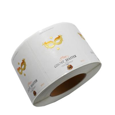 China Wholesale Custom Printed Waterproof Vinyl Roll Wrapping Label Stickers Waterproof Adhesive Printing for sale