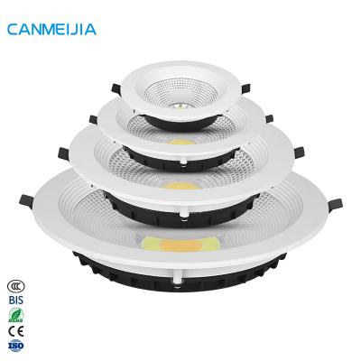 China Modern 7W 10W 15W 20W 30W 40W 220V Focos Led New Design Lighting Cob Down Light Recessed Led Downlight Ratings Recessed Light, Downlight for sale