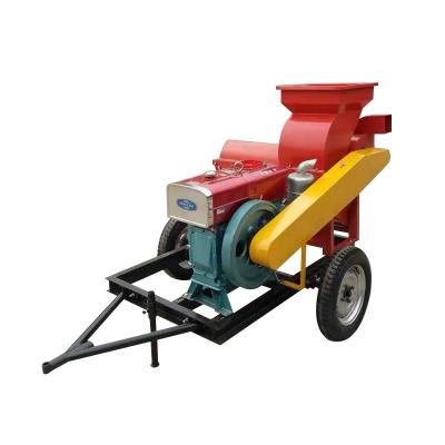 China Farms Multifunctional 6HP diesel corn thresher wheat soybean rice sorghum millet sheller machine for sale