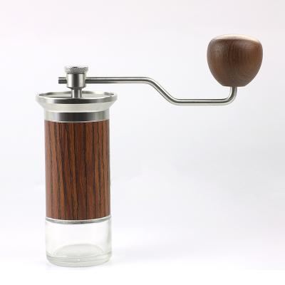 China Stainless Steel Outdoor Coffee Bean Grinder With Adjustable Grinder Hand Setting Portable Coffee Grinder for sale