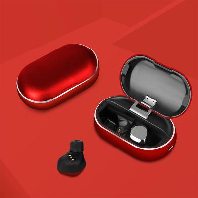 China 5.0 Mini In-Ear Headset Radio Waterproof Headset Microphone Wireless Earphone With Charging Box for sale