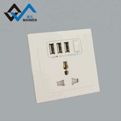 China Residential / Multipurpose House Accessory Sockets Universal Electrical Outlets And Switches Outlet for sale