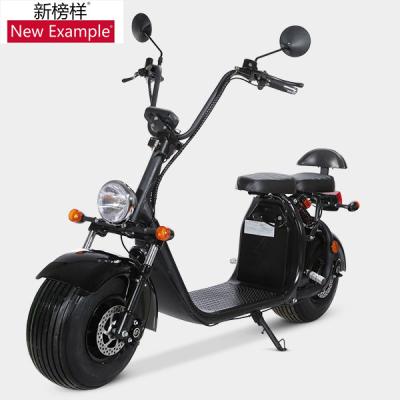 China Warehouse EEC electric scooter EEC fat tire scooter citycoco 1500w unisex European electric city adults Cocos for sale