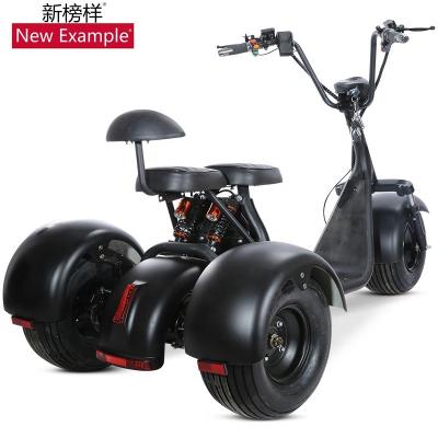 China Best price unisex scooter three wheel bicycle with 2 seat 3 wheel scooter citycoco x7 3 wheel motorcycle hot selling electric scooter for sale