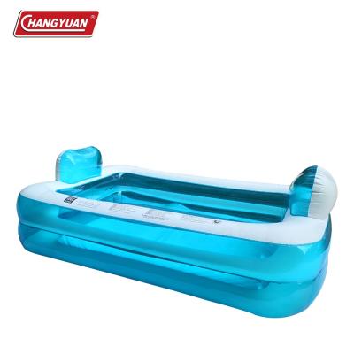 China PVC Plastic Inflatable Baby Swimming Pool For Outdoor Kids for sale